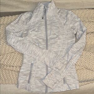 Lululemon Gray Zip-Up define Jacket